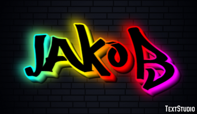 Jakob Efeito de texto