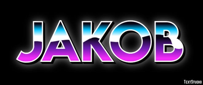 Jakob Efeito de texto