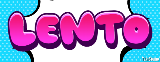 Lento Efeito de texto