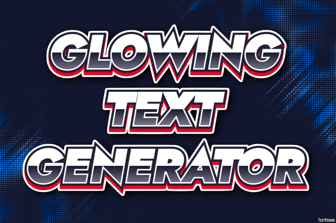 Glowing Text Generator Text effect