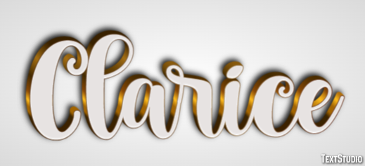 Clarice Text Effect
