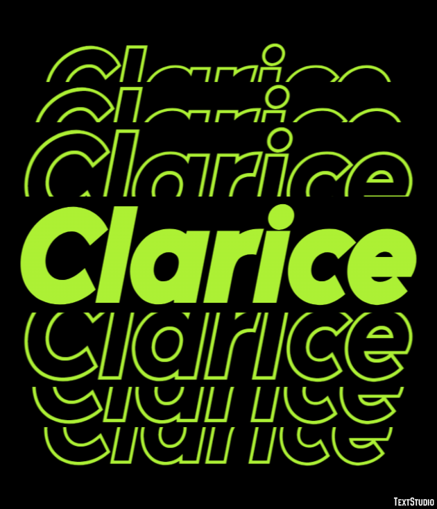 Clarice Tekst Effect