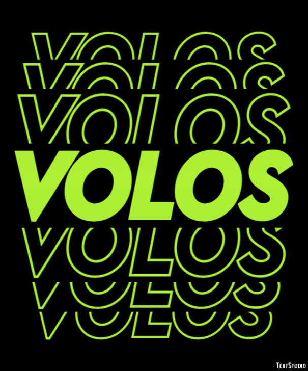 Volos Effet de Texte