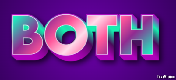 Both Texteffekt