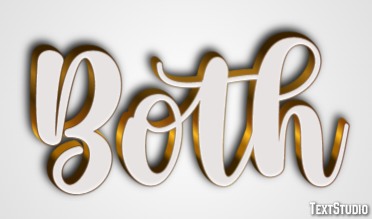 Both Texteffekt