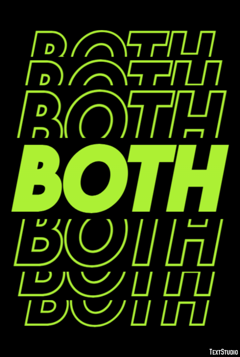 Both Text Effect