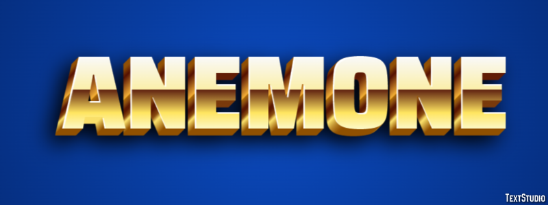 Anemone Efekt tekstowy