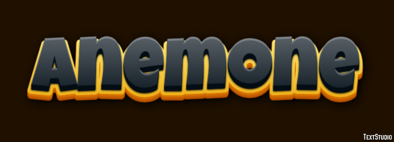 Anemone Efekt tekstowy