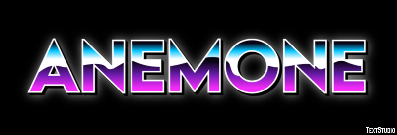 Anemone Texteffekt