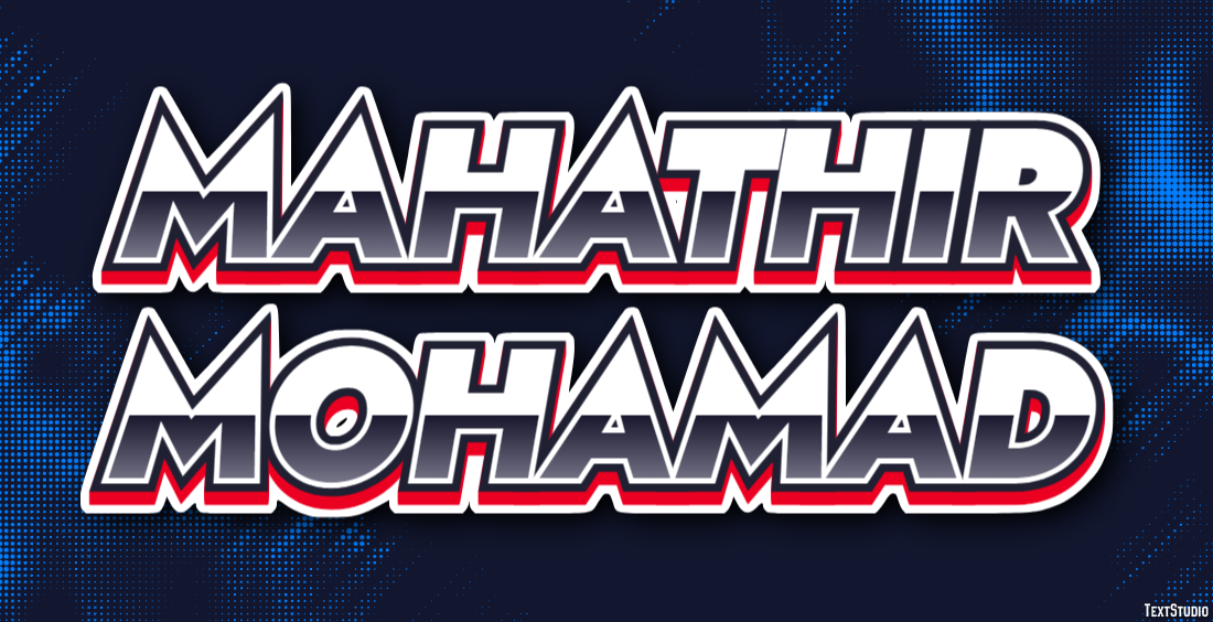 Mahathir Mohamad Efecto de Texto