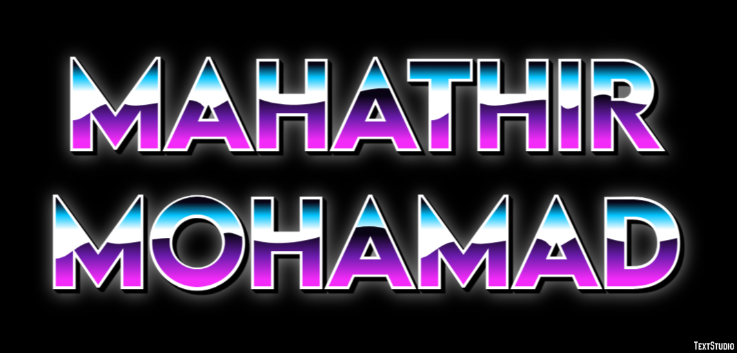 Mahathir Mohamad Efecto de Texto