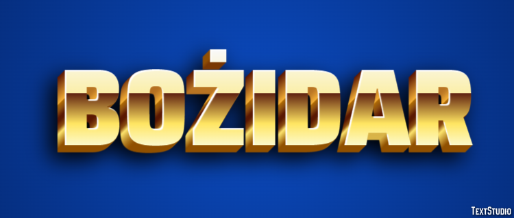 Bożidar Efekt tekstowy