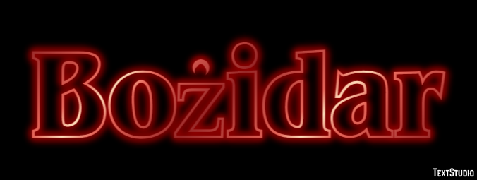 Bożidar Efekt tekstowy