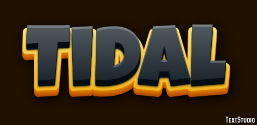 Tidal Efekt tekstowy