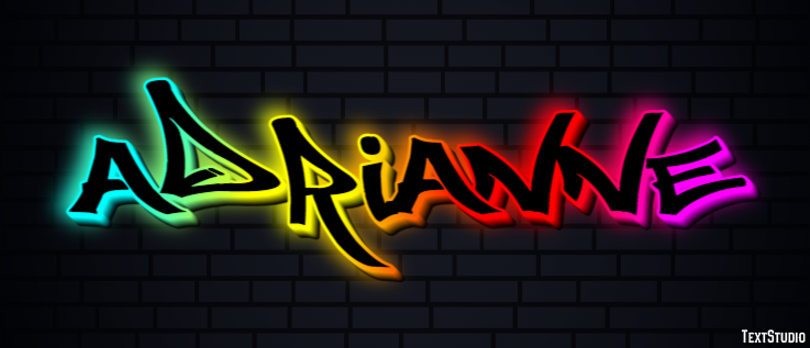 Adrianne Text effect