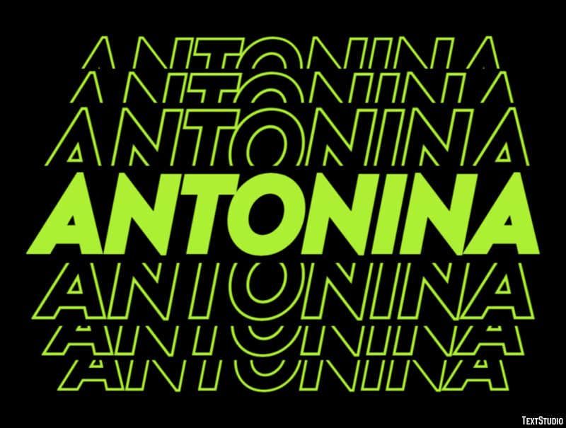 Antonina Text Effect