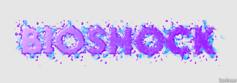 BioShock Text effect