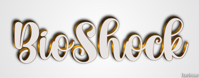 BioShock Text effect