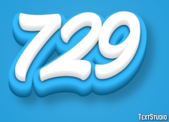 729 Efecto de Texto