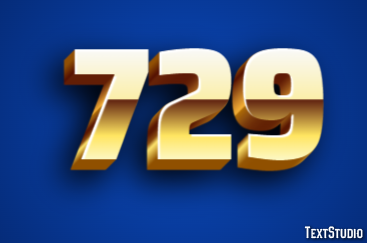 729 Efekt tekstowy