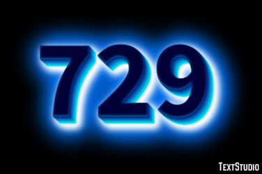 729 Efekt tekstowy