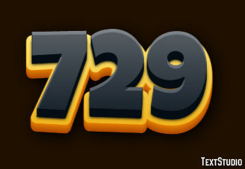 729 Efekt tekstowy