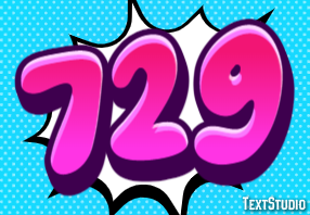 729 Texteffekt
