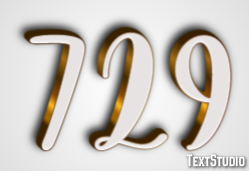 729 Efekt tekstowy