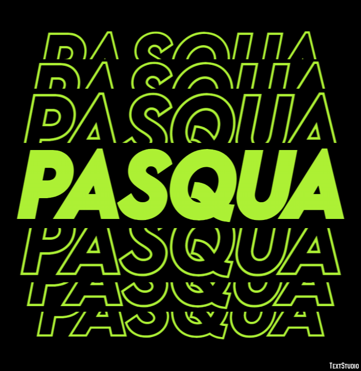 Pasqua Effetto testo
