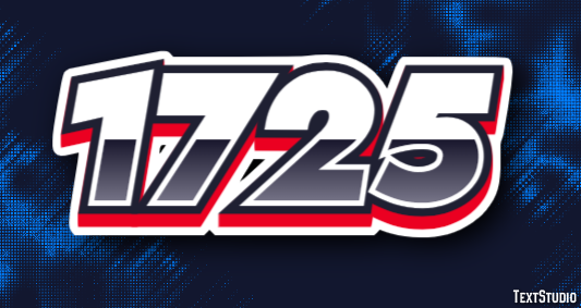 1725 Tekst Effect