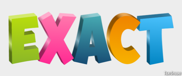 Exact Effet de Texte