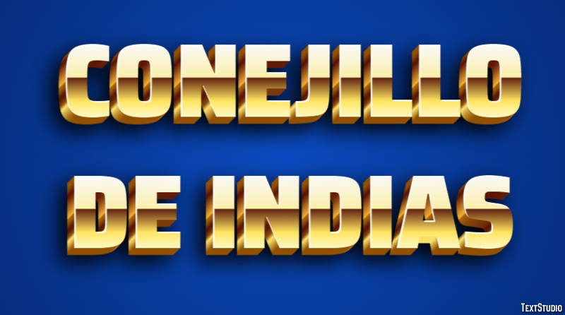 Conejillo de Indias Efecto de Texto