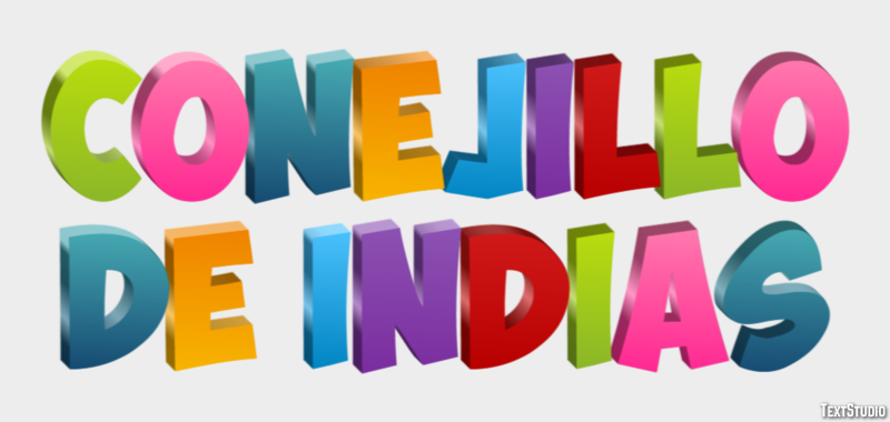 Conejillo de Indias Efecto de Texto