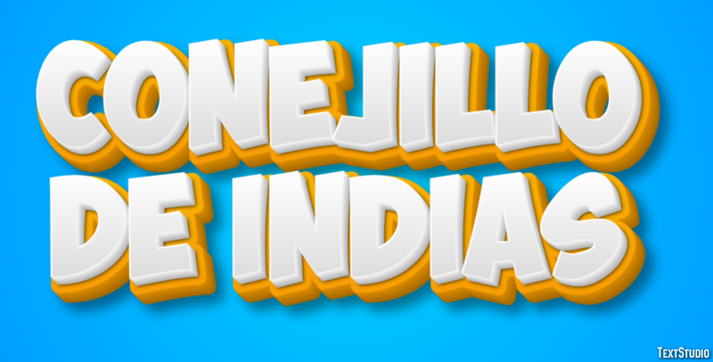 Conejillo de Indias Efecto de Texto