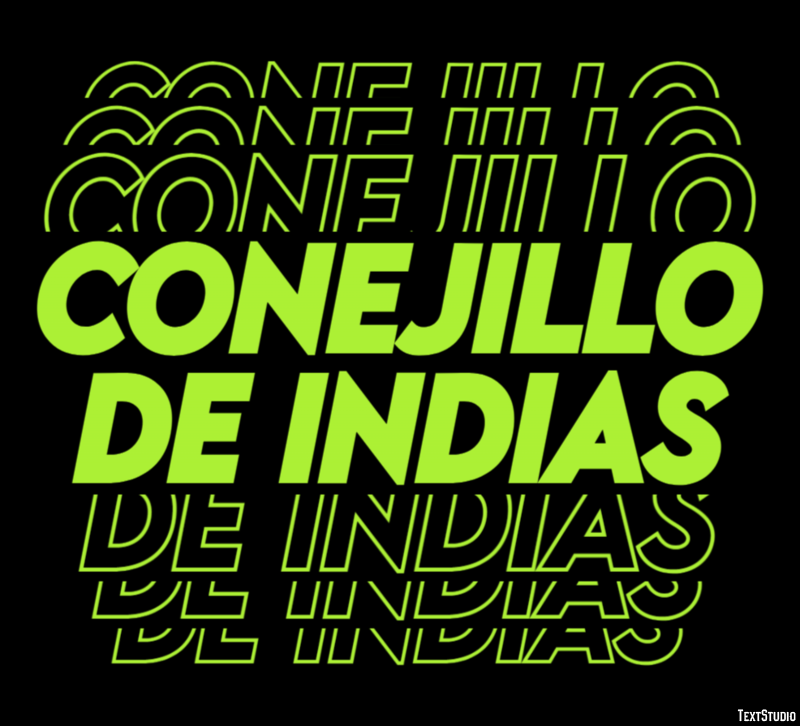 Conejillo de Indias Efecto de Texto