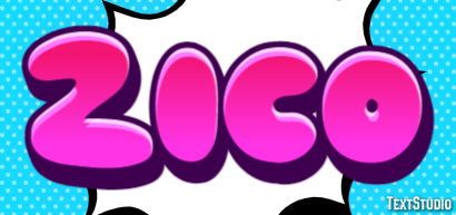 Zico Text effect