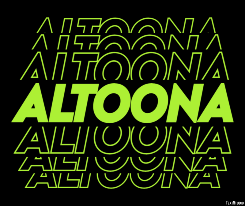 Altoona Effetto testo