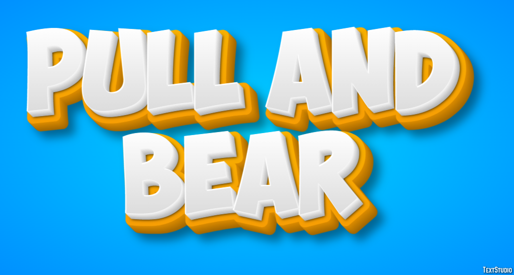 Pull And Bear Tekst Effect
