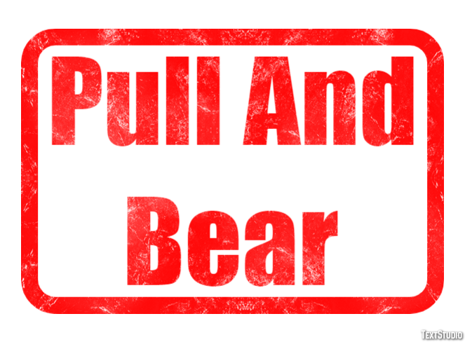Pull And Bear Tekst Effect