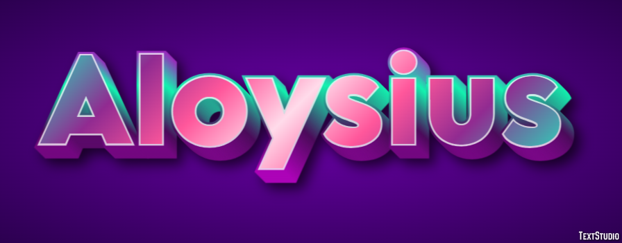 Aloysius Effetto testo
