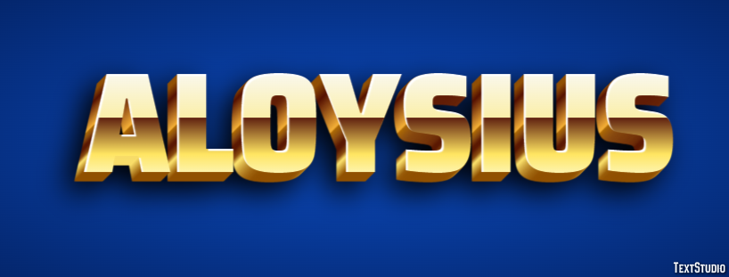 Aloysius Text Effect