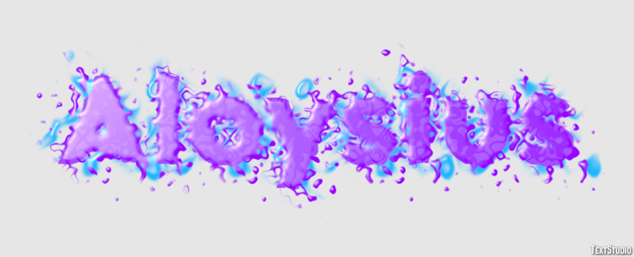 Aloysius Texteffekt