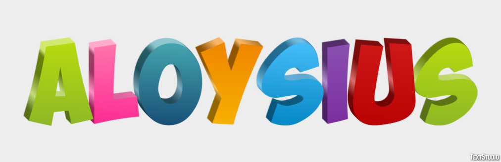 Aloysius Text Effect