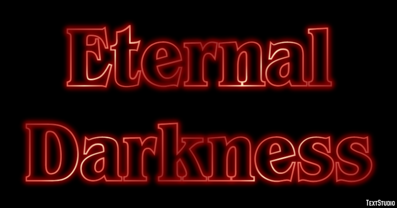 Eternal Darkness Efecto de Texto