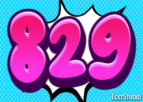 829 Tekst Effect
