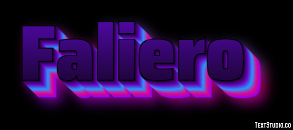Faliero Effetto testo