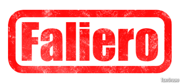 Faliero Effetto testo