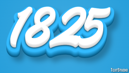 1825 Effetto testo