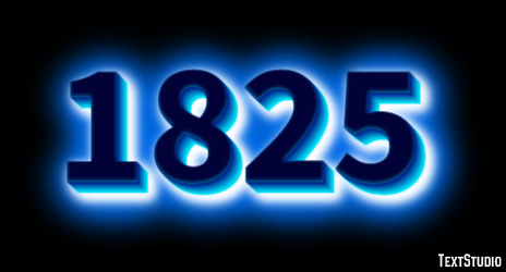 1825 Effetto testo