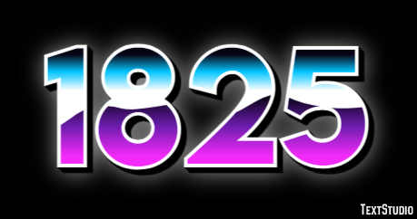 1825 Effetto testo